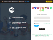 Tablet Screenshot of mymeetbook.com